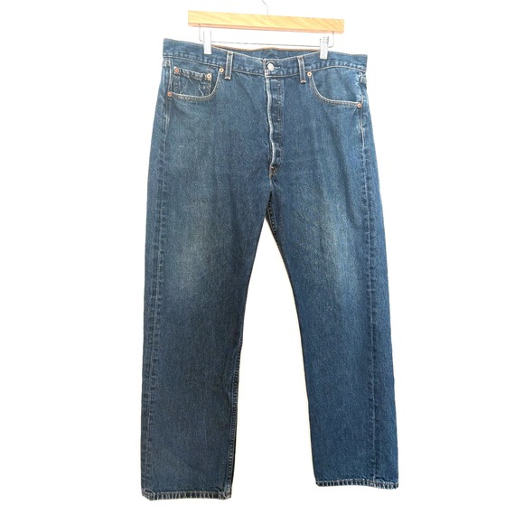 Levi's Other - Levi's Men's 501 38W x 30L Fit Button Fly Jeans‎ - Dark Stonewash